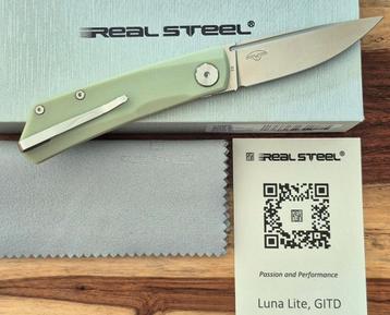 Real Steel Luna green zakmes ..nieuw..  beschikbaar voor biedingen