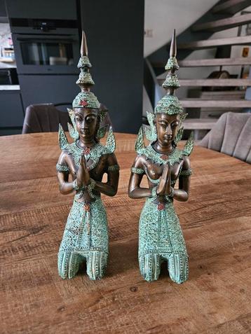 Te koop bronzen set poortwachters  beschikbaar voor biedingen