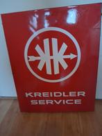 metalen reclamebord Kreidler ORIGINEEL, Ophalen of Verzenden, Gebruikt, Reclamebord