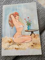 Pin up dame lingerie, Verzamelen, Ansichtkaarten | Themakaarten, Ophalen of Verzenden, Voor 1920, Overige thema's