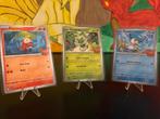Halloween stamp Pokemon Kaarten- Fuecoco, Sprigatito, Quaxly, Ophalen of Verzenden, Zo goed als nieuw, Meerdere kaarten