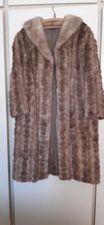 Echte bontjas, Kleding | Dames, Jassen | Winter, Ophalen of Verzenden, Gedragen, Maat 42/44 (L), Beige