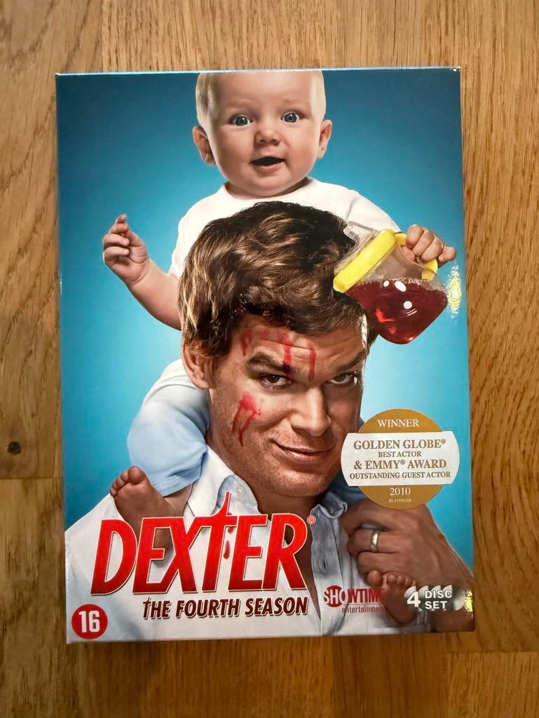 Dexter Seizoen 4 DVD - Spannende Thriller!, Cd's en Dvd's, Dvd's | Tv en Series, Vanaf 16 jaar, Boxset, Ophalen of Verzenden, Zo goed als nieuw