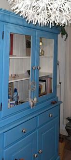 Buffetkast zweeds blauw, Huis en Inrichting, Kasten | Buffetkasten, Ophalen, 50 tot 75 cm, 100 tot 150 cm, 150 tot 200 cm