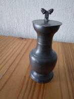 tin klep kan eikeltjes tin 17 cm hoog, Antiek en Kunst, Ophalen of Verzenden