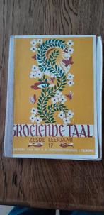 Taalboek 1956 .Groeiende Taal 17 6e jaar van lagere school., Antiek en Kunst, Ophalen of Verzenden, Victor van Nispen