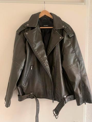 Pull & Bear damesjasje van imitatieleder, d.bruin, maat M beschikbaar voor biedingen