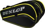 Dunlop Padeltas Paletero Elite Zwart Geel, Ophalen of Verzenden, Zo goed als nieuw, Padeltas