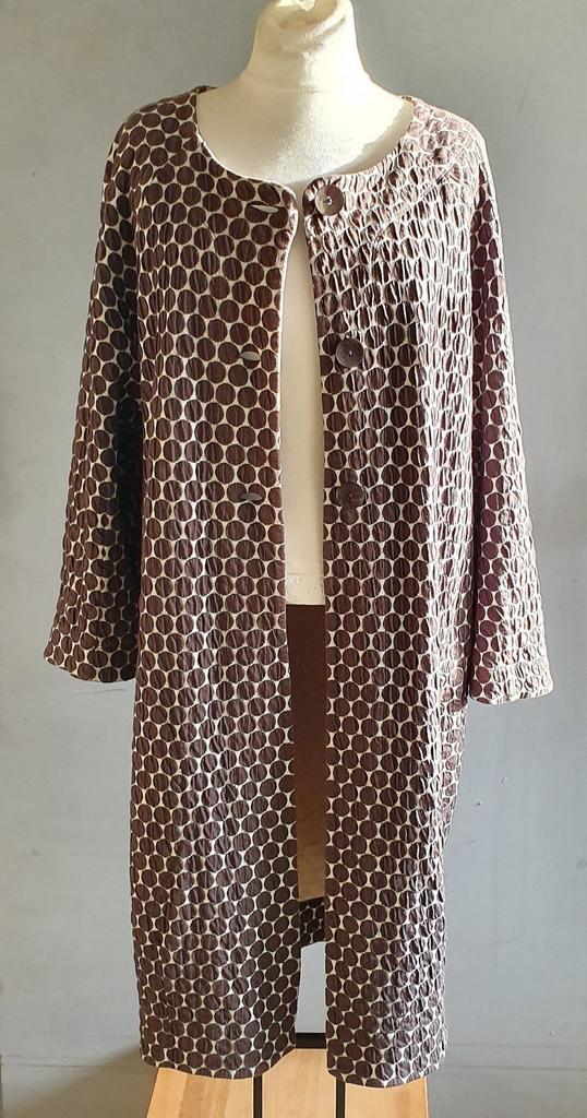 Kyra&Ko vest, Kleding | Dames, Jasjes, Kostuums en Pakken, Zo goed als nieuw, Maat 42/44 (L), Bruin, Ophalen of Verzenden