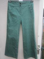 Broek ZILCH mt 38  groen met  printje, Kleding | Dames, Broeken en Pantalons, Maat 38/40 (M), Verzenden, Nieuw, Lang