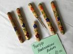 Haaknaalden kokers handgeschilderd, 5 stuks voor 10,00, Hobby en Vrije tijd, Breien en Haken, Overige typen, Nieuw, Ophalen of Verzenden