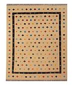Handgeknoopte Afghaanse Kilim Tapijt - 292x245 cm, Huis en Inrichting, Beige, Nieuw, Ophalen of Verzenden, 200 cm of meer