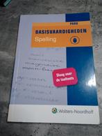 boek basisvaardigheden spelling pabo isbn 9789001800574, Ophalen of Verzenden, Alpha, Zo goed als nieuw, HBO