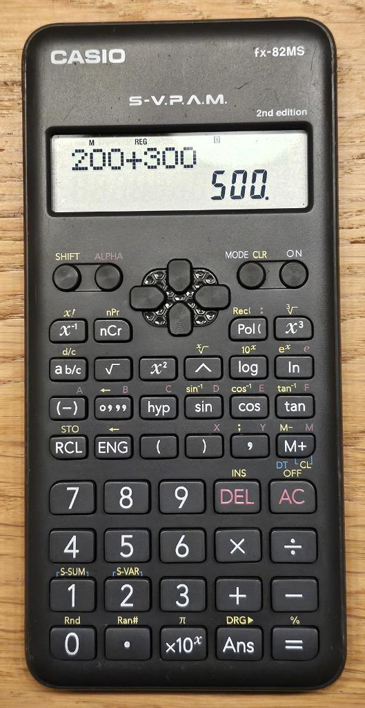 Casio FX-82MS – Wetenschappelijke rekenmachine, Diversen, Rekenmachines, Gebruikt, Grafische rekenmachine, Ophalen of Verzenden