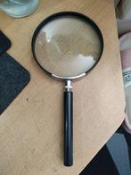 Echte Glas vergrootglas diameter 10 cm, Hobby en Vrije tijd, Ophalen of Verzenden, Zo goed als nieuw, Vergrootglas of Loep