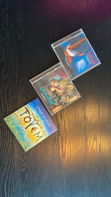 Cirque du Soleil CD’s beschikbaar voor biedingen