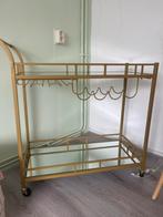 Gouden barkar, Huis en Inrichting, Tafels | Sidetables, Ophalen, Zo goed als nieuw, Metaal, 25 tot 50 cm
