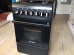 Wiggo Gasfornuis - Zwart, Witgoed en Apparatuur, Fornuizen, Ophalen, Gebruikt, Grill, 4 kookzones