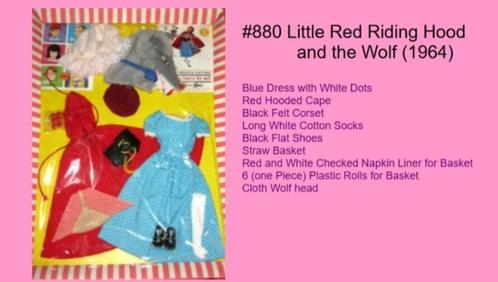 Little Riding Hood Barbie-kleding (geen verzending), Verzamelen, Poppen, Gebruikt, Kleertjes, Ophalen