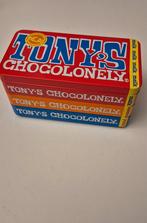 Chocolade blik voor 3 repen Tony's Chocolonely, Ophalen of Verzenden, Nieuw, Overige