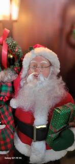 Vintage Kerstman met Meisje - 70cm, Diversen, Kerst, Ophalen of Verzenden, Gebruikt