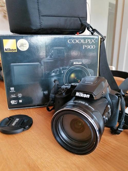 Nikon Coolpix P900 camera met toebehoren, Audio, Tv en Foto, Fotocamera's Digitaal, Zo goed als nieuw, Nikon, 8 keer of meer, Ophalen of Verzenden