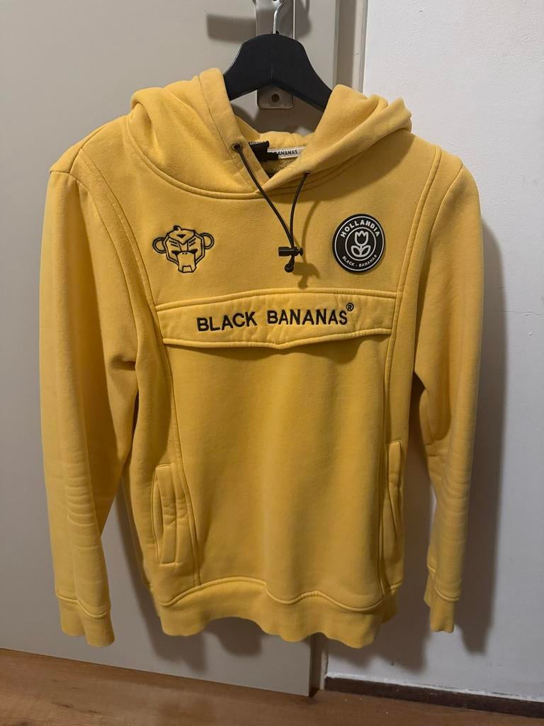 Black Bananas Hoodie - Maat S, Kleding | Heren, Ophalen of Verzenden, Zo goed als nieuw, Maat 46 (S) of kleiner, Geel