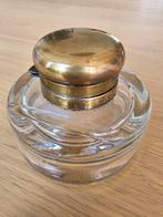 Prachtige & zeer zeldzame antieke ART DECO inktpot met koper, Antiek en Kunst, Ophalen of Verzenden