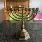 Chanoeka menorah, Chanoekia, koper, vintage, Ophalen, Koper of Brons