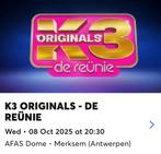 K3 reünie kaarten, Twee personen, Oktober, Pop