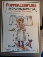Antiek boekje met 7 patronen voor poppenkleertjes, Antiek en Kunst, Ophalen of Verzenden