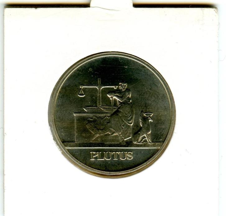 DDR Medaille PLUTUS, Postzegels en Munten, Penningen en Medailles, Overige materialen, Ophalen of Verzenden