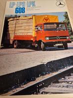 Nederlands Mercedes LP LPS LPK 608 lichte vrachtwagen folder, Ophalen of Verzenden, Zo goed als nieuw, Mercedes