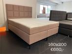 Nieuwe luxe boxspring - Elektrisch & gewoon 140 160 180 200, Ophalen, Nieuw, Tweepersoons, 220 210 200 180 160 boxspring landelijk sjiek indsutrieel bed