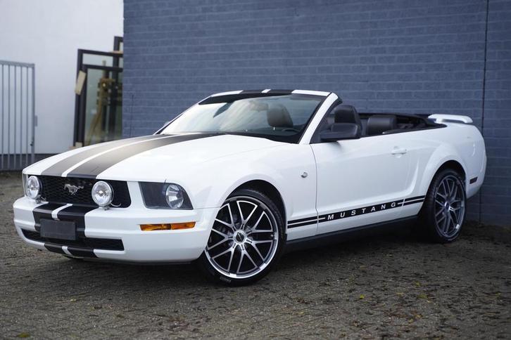 Ford USA Mustang 4.0 V6 Cabrio Handbak, Leder, Lage km-stand, Auto's, Ford Usa, Bedrijf, Te koop, Mustang, Airconditioning, Centrale vergrendeling