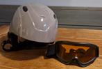 Skihelm + bril kindermaat s/m grijs, Overige merken, Gebruikt, Overige typen, Ophalen of Verzenden
