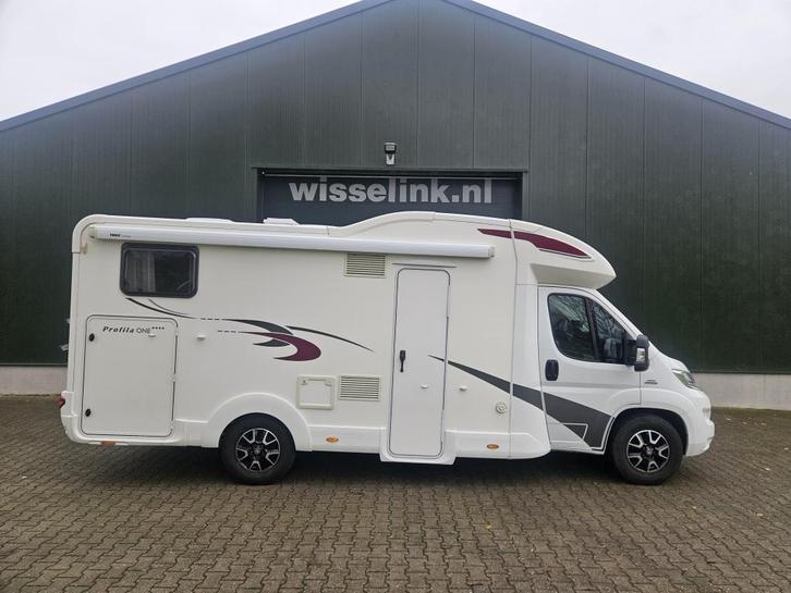 Eura Mobil Profila One 690 HB Zeer nette complete 4 / 5 pers, Caravans en Kamperen, Campers, Bedrijf, tot en met 5, Half-integraal