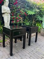 Chinese nachtkastje chinees kastje ladekast altaar zwart set, Verburgt Vintage, Gebruikt, Minder dan 45 cm, Schipluidenlaan 20 5035 kj Tilburg