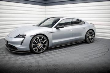 Voorlip sideskirt diffuser spoiler - Porsche Taycan 19+ beschikbaar voor biedingen