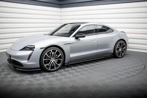 Voorlip sideskirt diffuser spoiler - Porsche Taycan 19+, Auto diversen, Tuning en Styling, Ophalen of Verzenden