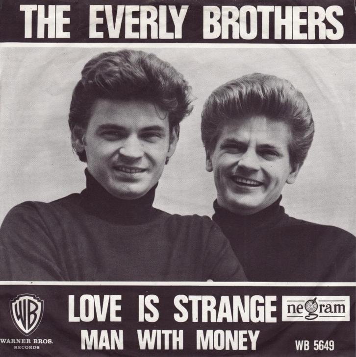 Everly Brothers - "Love Is Strange & Man With Money 1965, Cd's en Dvd's, Vinyl Singles, Gebruikt, Pop, Ophalen