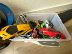 Te koop een bak vol speelgoed auto’s, Ophalen, Zo goed als nieuw