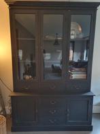 Massief Teak Vitrinekast/Buffetkast Zeer Groot! Slechts 499€, Huis en Inrichting, Kasten | Buffetkasten, 200 cm of meer, Glas