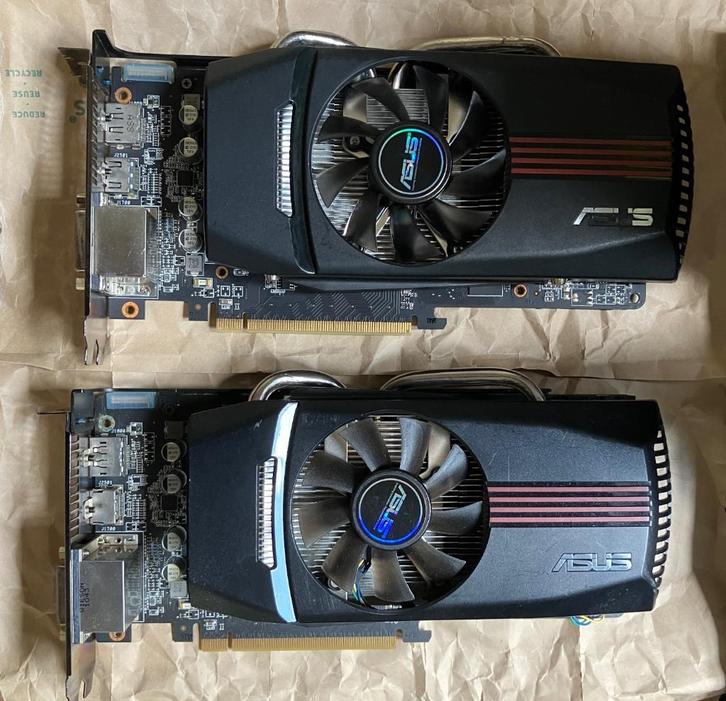 Asus EAH6850 DC/2DIS/1GD5/V2 1 werkend, Computers en Software, Videokaarten, Gebruikt, AMD, PCI-Express 2.0, GDDR5, HDMI, DisplayPort