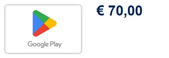 Google Play Card, Tickets en Kaartjes, Kortingen en Cadeaubonnen, Eén persoon, Cadeaubon