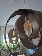 Handgemaakte taupe/lampen., Huis en Inrichting, Lampen | Hanglampen, Ophalen of Verzenden, Zo goed als nieuw, Modern, 50 tot 75 cm