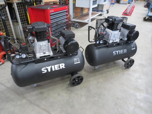 compressor 10 bar 220v 90 liter mobiel 345l/min nieuw, Doe-het-zelf en Verbouw, Compressors, Nieuw, 10 bar of meer, 25 tot 100 liter