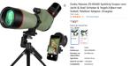 Gosky 20-60x60 HD-spotting scope, Ophalen, Nieuw, 20x of meer, Overige typen