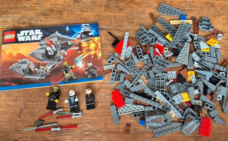 Lego Star Wars 7957 Sith Nightspeeder, Kinderen en Baby's, Speelgoed | Duplo en Lego, Zo goed als nieuw, Lego, Complete set, Ophalen of Verzenden