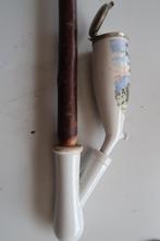 pijp ,met jagers+ hondafbeelding lengte 80 cm, A, Ophalen of Verzenden, Zo goed als nieuw, (Water)pijp